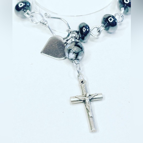 ✨Hematite crystal pendulum and bracelet ✨💫 - Picture 5 of 7